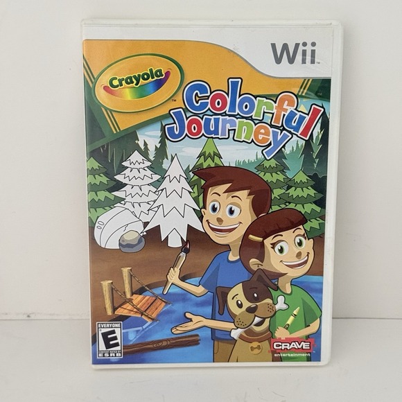 Other - Crayola Colorful Journey (Nintendo Wii, 2009) With Manual Tested Working